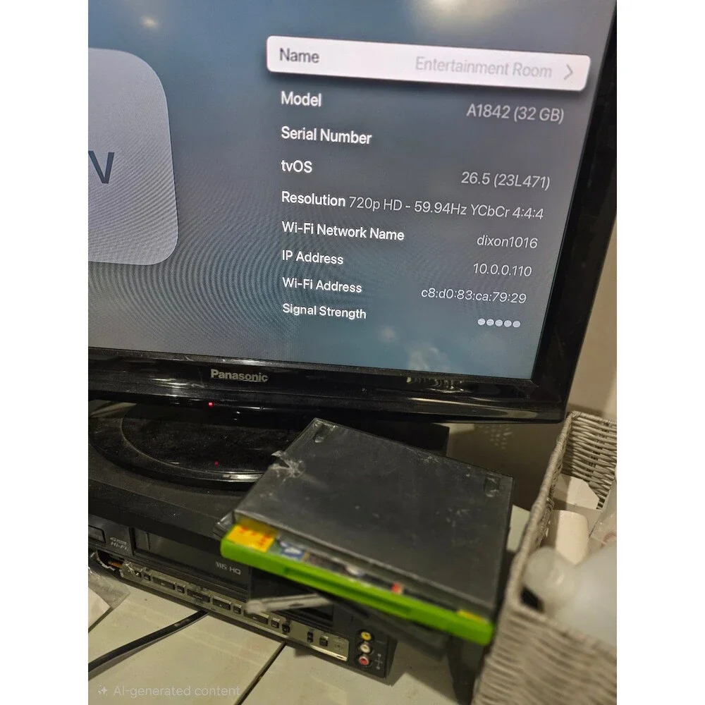 Apple TV HD (32GB) A1842 with Siri Remote – Fully Tested & Ready
